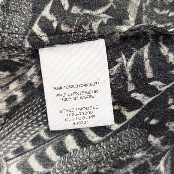 Joie Silk Top SM Feather Dark Swan Romantic Whimsigoth Fairy Grunge Mobwife - Picture 11 of 12